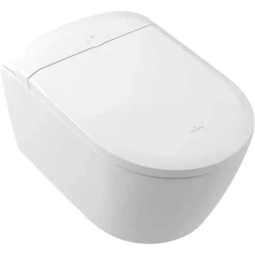 Умный унитаз подвесной Villeroy&amp;Boch Supreo V16EN2R1 цвет Альпийский белый с сиденьем Микролифт