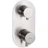 Смеситель для душа Remer Minimal Thermo NT92KBXV с термостатом Сталь латунь встраиваемый