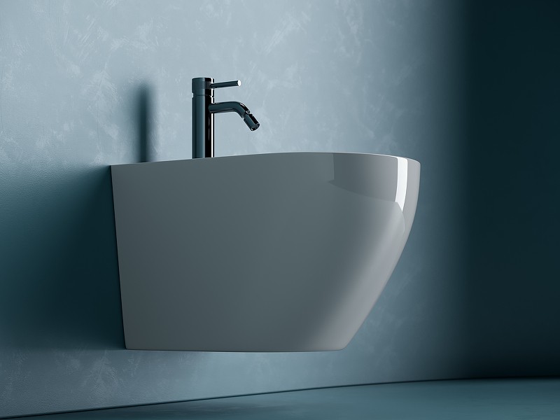 Биде Ceramicanova Uno CN11002 подвесное Белое