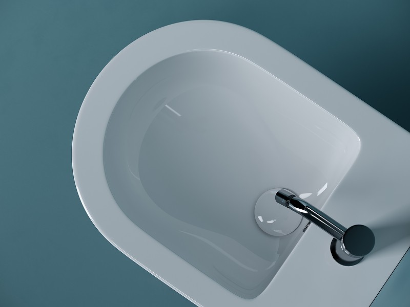Биде Ceramicanova Uno CN11002 подвесное Белое