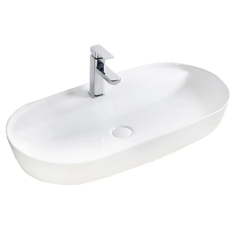 Раковина-чаша BelBagno 82 BB1347 Белая фаянс накладная