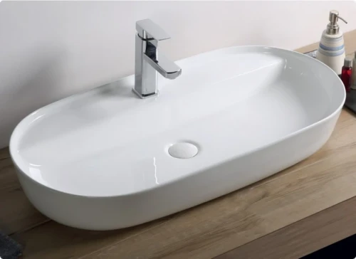 Раковина-чаша BelBagno 82 BB1347 Белая фаянс накладная