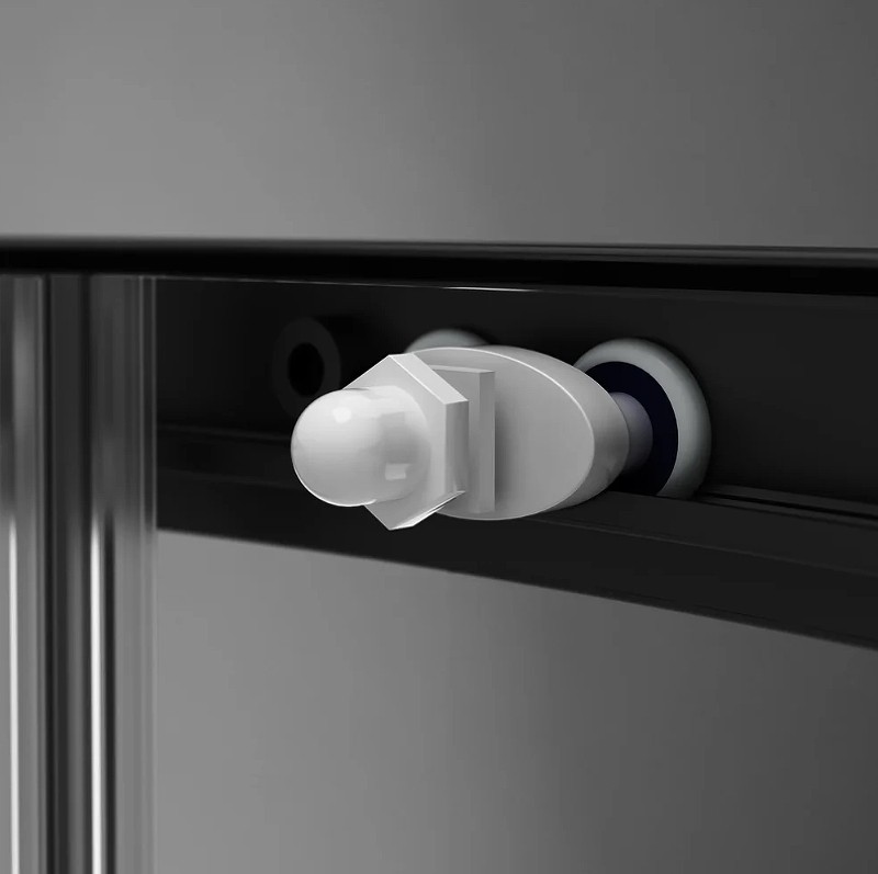 Душевой уголок AM.PM X-Joy Twin Slide 80х80 W88E-205-080BT64 профиль Черный матовый стекло прозрачное