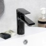 Смеситель для раковины WasserKRAFT Glan 6603 Черный глянцевый латунь