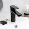 Смеситель для раковины WasserKRAFT Glan 6603 Черный глянцевый латунь