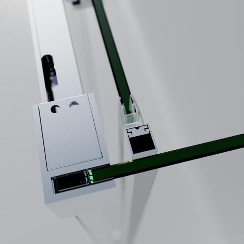 Душевой уголок Vincea Soft 2 110x80 VSR-3SO28011CL профиль Хром стекло прозрачное