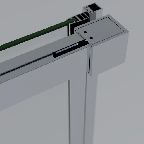 Душевой уголок Vincea Soft 2 110x80 VSR-3SO28011CL профиль Хром стекло прозрачное