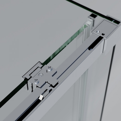 Душевой уголок Vincea Soft 2 110x80 VSR-3SO28011CL профиль Хром стекло прозрачное