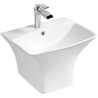 Раковина SantiLine 52 SL-4021 Белая фаянс подвесная