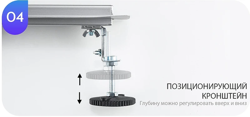 Душевой лоток Gappo G85007-2 с решеткой Нержавеющая сталь