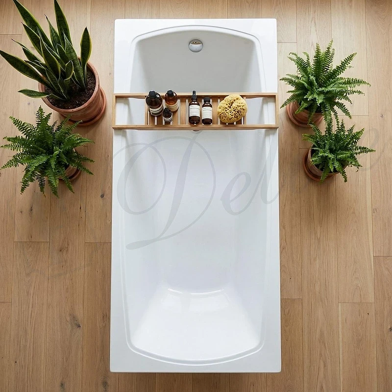 Ванна из искусственного камня Delice Veneto 170х75 DLR330061-G цвет Белый глянцевый