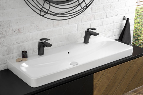 Смеситель для раковины Kludi Balance 520238775 Черный Хром латунь