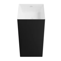 Раковина Wellsee Pure BY Wellsee 40 230713000 цвет Черный матовый Белый Глянцевый