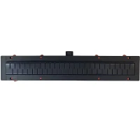 Душевой лоток Veconi Medium Black 550 V550MB с Черной матовой решеткой