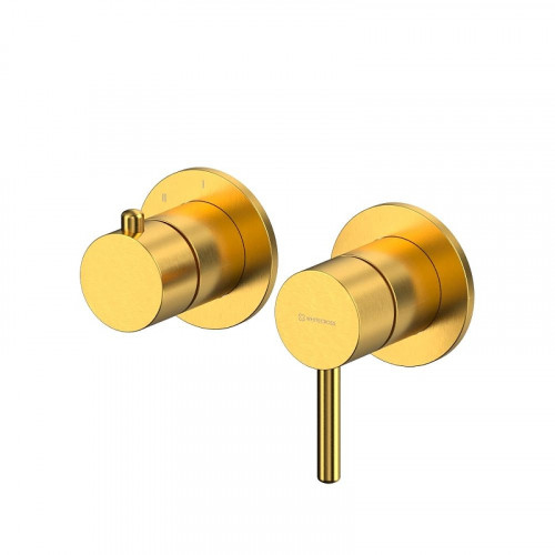 Смеситель для душа Whitecross Y brushed gold 2-Y1242GLB цвет Золото брашированное