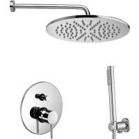 Душевая система Paffoni Light KITLIG015CRKING Хром латунь встраиваемый