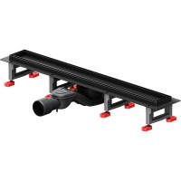 Душевой лоток AM.PM MasterFlow 60 W01SC-U11-060-04BM с Черной матовой решеткой / под плитку Tile
