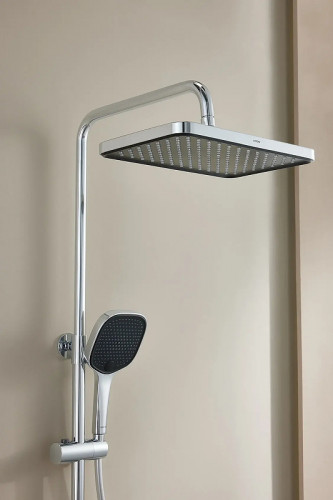 Душевая система Arrow AMG13SH870CP с термостатом цвет Хром