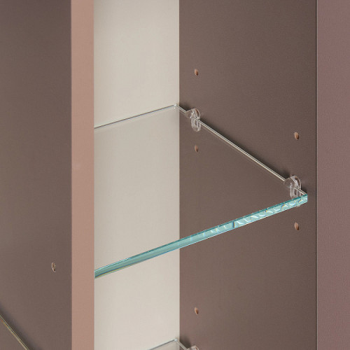 Шкаф пенал Aquaton Ар-Деко 40 1A284703DD6E0 подвесной Кашемир МДФ / ЛДСП