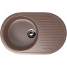 Кухонная мойка Ulgran Classic U-107-307 Терракот искусственный камень (литьевой мрамор) встраиваемый