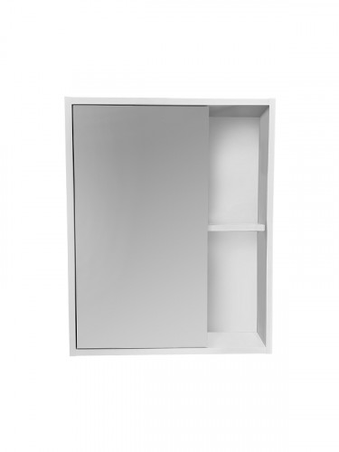 Зеркальный шкаф Runo Эко 52 00-00004675 цвет Серый