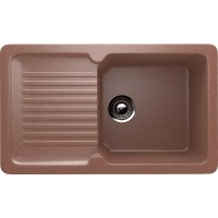 Кухонная мойка Ulgran Classic U-506-307 Терракот искусственный камень (литьевой мрамор) встраиваемый