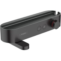 Смеситель для ванны Hansgrohe ShowerTabletSelect 400 24340670 с термостатом Черный матовый латунь на стену