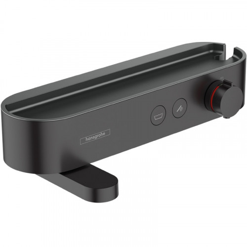 Смеситель для ванны Hansgrohe ShowerTabletSelect 400 24340670 с термостатом Черный матовый латунь на стену