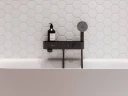 Смеситель для ванны Hansgrohe ShowerTabletSelect 400 24340670 с термостатом Черный матовый латунь на стену