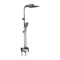 Душевая система Gappo G2407-9 цвет Оружейная сталь