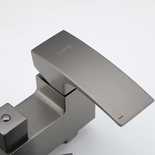 Душевая система Gappo G2407-9 цвет Оружейная сталь