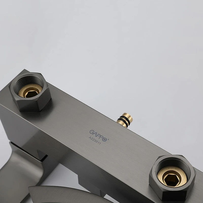 Душевая система Gappo G2407-9 цвет Оружейная сталь