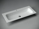 Раковина Ceramicanova Grace 100 CN7013 Белая фарфор полувстраиваемая
