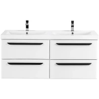 Тумба под раковину Cezares Eco 120 ECO-1200-4C-SO-2-BL подвесная Bianco Lucido МДФ / ЛДСП