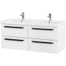 Тумба под раковину Cezares Eco 120 ECO-1200-4C-SO-2-BL подвесная Bianco Lucido МДФ / ЛДСП