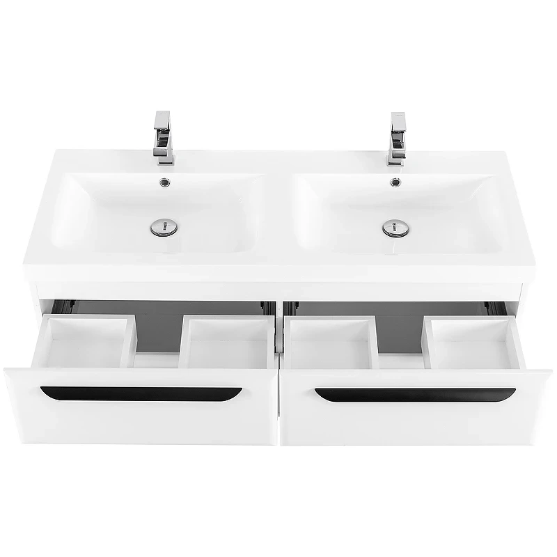 Тумба под раковину Cezares Eco 120 ECO-1200-4C-SO-2-BL подвесная Bianco Lucido МДФ / ЛДСП