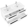 Тумба под раковину Cezares Eco 120 ECO-1200-4C-SO-2-BL подвесная Bianco Lucido МДФ / ЛДСП