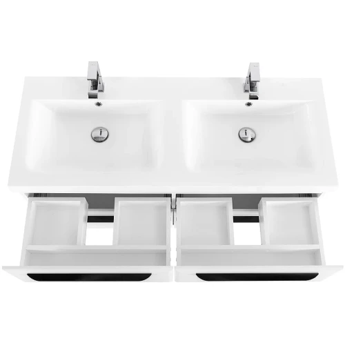 Тумба под раковину Cezares Eco 120 ECO-1200-4C-SO-2-BL подвесная Bianco Lucido МДФ / ЛДСП