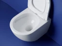 Комплект унитаза DIWO Ceramicanova Metropol CN4002T с сиденьем с инсталляцией DIWO 4501 с клавишей смыва цвет Глянцевый белый