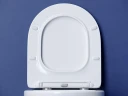 Комплект унитаза DIWO Ceramicanova Metropol CN4002T с сиденьем с инсталляцией DIWO 4501 с клавишей смыва цвет Глянцевый белый