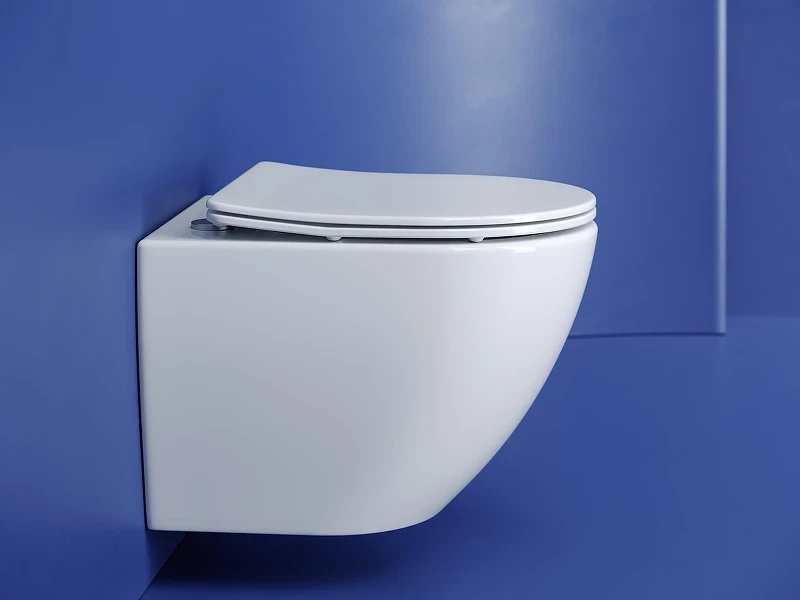 Комплект унитаза DIWO Ceramicanova Metropol CN4002T с сиденьем с инсталляцией DIWO 4501 с клавишей смыва цвет Глянцевый белый
