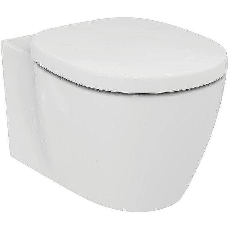 Унитаз с инсталляцией Ideal Standard Connect P211601 с сиденьем Микролифт и клавишей смыва Хром
