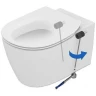 Унитаз с инсталляцией Ideal Standard Connect P211601 с сиденьем Микролифт и клавишей смыва Хром