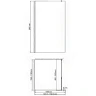 Душевая перегородка WasserKRAFT Rossel 120 28W40 профиль Серебристый стекло прозрачное