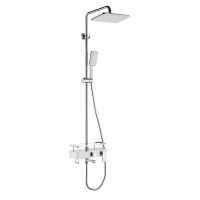 Душевая система Lemark Tropic LM7013C цвет Хром Белый