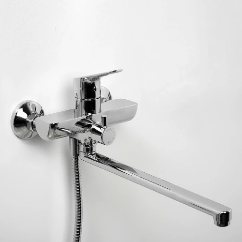 Смеситель для ванны WasserKRAFT Lippe 4502L универсальный Хром латунь на стену