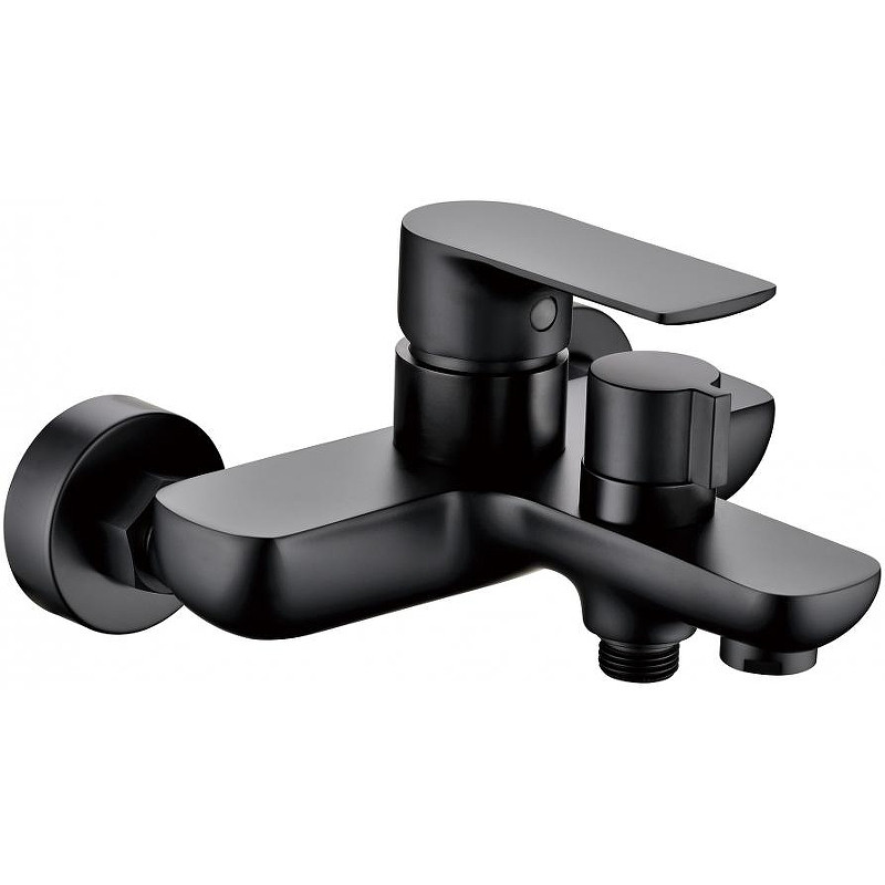 Смеситель для ванны Grocenberg GB8009BL Черный матовый