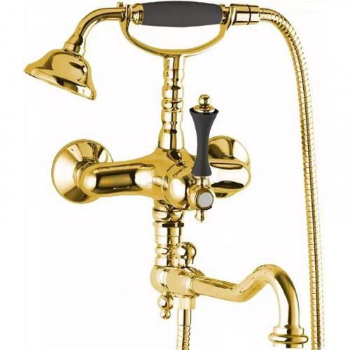 Смеситель для ванны Cezares Margot MARGOT-VDFM2-03/24-N Золото 24 карат латунь на стену