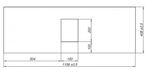 Столешница под раковину Allen Brau Priority 120 1.31012.DG-S Пепел структ искусственный камень (литьевой мрамор)