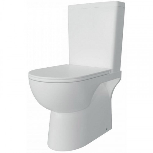 Унитаз компакт WellWant Aura WWUN2115W цвет Белый с сиденьем Микролифт